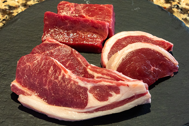 国産羊肉（ラム、ホゲット、マトン）
